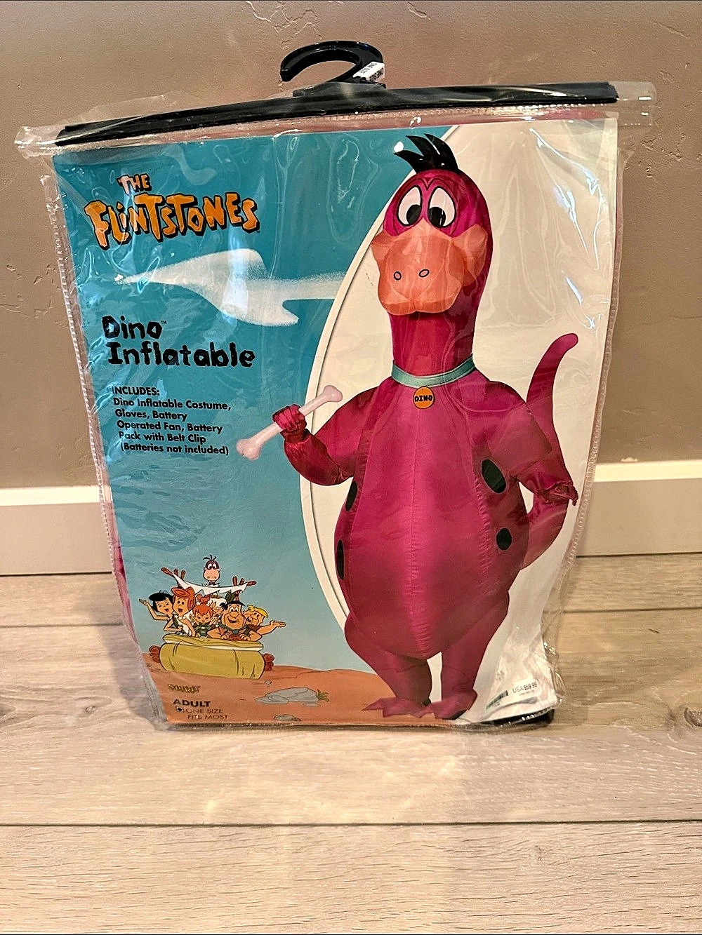 *Costume* The Flintstones Dino Inflatable| Adult One Size